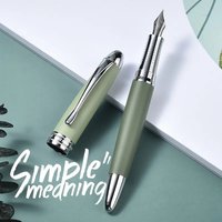 Hongdian 5019 Fountain Pen Morandi Iridium Nib 0.4mm Ink Pen For Calligraphy Business Office Supplies School Gifts Stationery