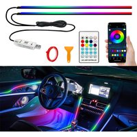 110cm APP Control Car Ambient Lights LED Interior RGB Symphony Atmosphere Light Acrylic Strips Dashboard Decoration Sunroof