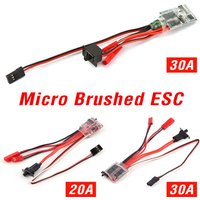 Micro ESC 20A 30A Brushed ESC RC ESC Electric Speed Controller 2S 4~8v for DIY Mini 1/16 1/18 1/24 RC Car Boat Tank w/Brake