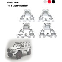 Front Rear Shock Absorber Bracket for 1/10 YK4106 YK4107 OP Accessories Metal Upgrade Parts Kit Rc Model Crawler Car Truck Buggy
