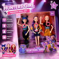 2026 New Music Style Demonic Group Anime Figure Rumi Mira Zoey Action Figure Cosplay Doll Cute Gift for Kids Birthday Gifts image 4