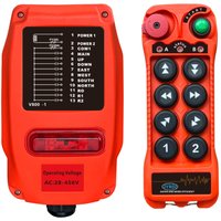 New Q800 8 buttons single speed Industrial Wireless Radio Crane Remote Control switches winches Hoist track Crane Lift Control