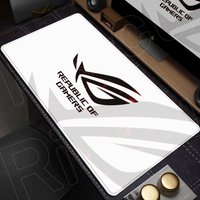 Large Computer Stitch Edge Thicken Mousepad HD Printing Asus Rog Gaming Keyboard Mat XXL Durable Office Table Pad PC Accessories