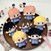 10cm Cotton Doll Stuffed Plush Toy Ouran High School Anime Periphery Haruhi Fujioka Kyouya Ootori Cute Soft Stuffed Anime Gift
