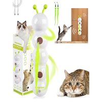 Smart Sensor Cat Toy Intelligent Interactive Cat Stick with Feather Prey Tail Suitable for Automatic Swing Mobile Wake-up