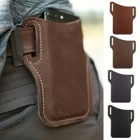 Universal Sports Waist Bag, Mobile Phone Waist Bag, Hanging Waist Bag, Leather phone belt bag๏ผOutdoor equipment accessories