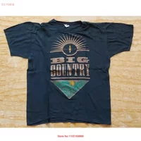 BIG COUNTRY vintage '83 black T Shirt vintage Washed Stylish Breathable Comfortable streetwear Stretched Soft fashion Slightly