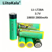 1-8PCS LiitoKala Lii-LT28A 18650 2800mAh 3.7V Rechargeable Battery 45A High Power Discharge for -40° Low-temperature Battery