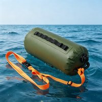 10KG Multifunctional Water Storage Bag, Swim Safety Tow Float Dry Bag, Portable Tent Weight Bag for Swimming Camping Outdoor Use