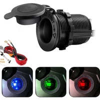 12V Waterproof Car Cigarette Lighter Socket Auto Boat Motorcycle Tractor Power Outlet Socket Receptacle Car Accessories