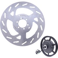 AliExpress NONE 1x Disc Brake -Rotor 180/203MM 6 Hole For E-bike Scooter E-Bike 3MM Thickened Steel Disc Brake -Rotor Bicycle Part