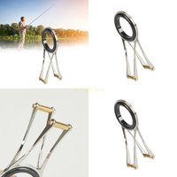 M5TC Fishing Rod Tip Guide Folding Wearproof Eye Rings Fishing Tackle Accessories