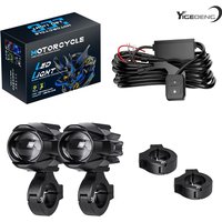 Reflektor motocyklowy LED, dodatkowe światło przeciwmgielne 6000K, światło do jazdy motocyklem, samochodowe światło przeciwmgielne punktowe do BMW R 1200 GS Adventure LC