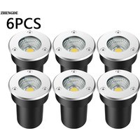 6 pièces éclairage de jardin extérieur IP67 LED étanche lumière souterraine 5W10W15W lumière enterrée jardin paysage lumière 110V220V 12V