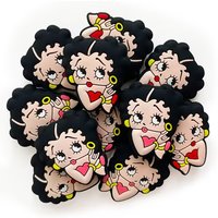 10pcs Betty girl Silicone focal Beads For Jewelry Making DIY Nipple Chain Bead Pen Handmade Accessories