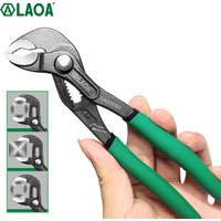 LAOA Adjustable Water Pump Pliers CR-V Large Opening Wrench Universal Spanner Tools