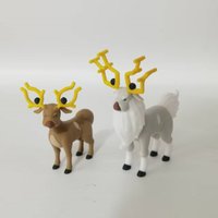 Anime Stantler Wyrdee Electrode World 1:20 Action Figure Cute Doll 3D Print Kawaii Character Desktop Model Kid Birthday Toy Gift