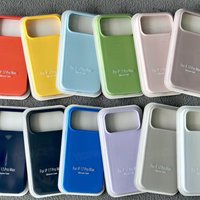 32Colors Luxury Soft Liquid Silicone Case for iPhone 17 Pro Max Smooth Touch Feeling Matte Frosted Smooth Phone Cover