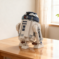 248pcs MOC Mini R2 D2 Star Battle Model Building Blocks Construction Christmas Gifts Toy Creative DIY Idea Education Kids Toys