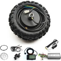 L-faster 48V 1000W 11 Inch Off Road Tire Electric Scooter Bicycle Brushless Hub Motor Wheel With Disc Brake Set