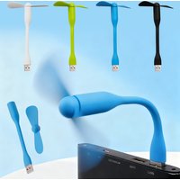 1/2PCS Flexible Portable Mini USB Fan for Power Bank Notebook Computer Summer Travel Cooling Gadget Mobile Phone USB Fans