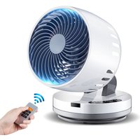 Electric Fan Silent Desktop Intelligent Air Circulation Fan Mini Remote Control Household Ventilator