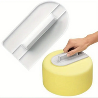 Plastic Essential Tools for Cake Surface Spreader Flat Decorating Fondant Spatulas Cake DIY Baking Tools Kitchen Accessories