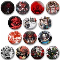 Trend Anime Gachiakuta Rudo Surebrec Icon Badge Cartoon Character Cosplay Brooch Clothing Backpack Decor Pins Gifts for Friend