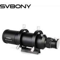 Svbony SV106 Guide Scope 50mm/60mm Multi-Use Telescope Finder Scope w/1.25" Double Helical Focuse for Astronomical