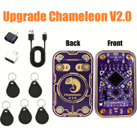 New Chameleon Ultra Contactless Smart Card Emulator Compatible purple NFC Read Writer RFID Smart Chip ID IC Reader Tag Copyer