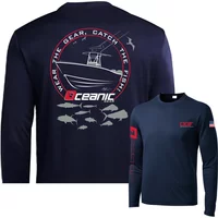 Fishing Tops Wear Sports Clothing Mens Crewneck Shirt Print Fishing Long Sleeve Uv Protection Shirt HOODY PRINT Camisa De Pesca