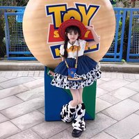 Anime dress, Woody, Jessie, Buzz Lightyear, cosplay, girls' dress, Halloween costume, Lolita New model