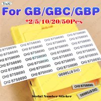 Serial Number Sticker Back Shell Label For GB GBC GBP For GameBoy Colors Pocket Game Console Label Stickers Replacement Part
