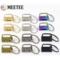 10/20Pcs 20/25/32mm Metal Webbing Strap Tail Clip Buckle Luggage Belt Wallet Keychain O Ring Buckles DIY Crafts Hardware Hook