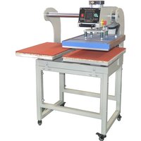 Automatic Manual Pneumatic 220V/380V Heat Press Machine Double Station Teat Press for Sublimation Tshirts/Garments New Plate