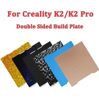 For Creality K2/K2 Pro Build Plate Double sided Cold Plate PEI PEO PET PEY Heat Bed Spring Steel Sheet For K2/K2 Pro 3D Printer