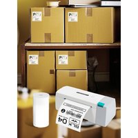 KAYSION 4in Bluetooth Thermal Label Printer Wireless Shipping Label Printer Compatible with iPhone Android Windows Widely Used