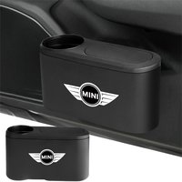 Car Logo Interior Hanging Storage Box Organizer For MINI Cooper S JCW WORKS R52 R55 R56 F55 F56 R57 R58 R59 R60 R50 F54 F57 F60