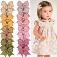 40/60Pcs 2'' Lovely Hair Bows for Baby Girls Grosgrain ribbon Hair Bows Metal Hair Clips children's Hair Accessories for Kids
