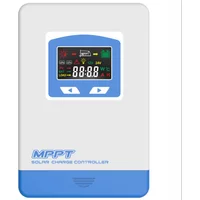 MPPT 60A 40A 30A 20A Charge Controller 12V 24V 48V Auto with Connector LCD Regulator for Lead Acid Battery
