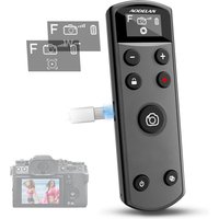 Black USB-C Rechargeable Remote Control with OLED Screen for Fujifilm Camera X100VI X-T5 X-T4 X-T3 X-T50 X-T30II X-S20 X-E5