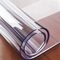 Przezroczysty obrus z PVC, wodoodporny obrus odporny na olej, plastikowy obrus, kryształowa mata na stół, miękka ściereczka szklana, obrusy na przyjęcia.
