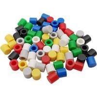 70Pcs A56 Plastic Cap 6x6mm Tactile Push Button Switch Hat Cover For 6 x 6mm Tact Switch Red/Black/Blue/Green/White/Grey/Yellow