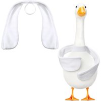Ganzenvleugels voor 23”- 28” veranda ganzenoutfit accessoires kleding verstelbare witte veranda ganzen armen vleugels kleding voor buiten