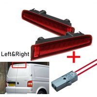 3rd High Level Brake Light Left Right Lights Signal Lamp For VW Transporter T5 T6 Barn Door SPR With Pre-Wired Connector Plug