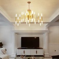 Nordic Art gold black Branch ceiling Chandelier art Iron angle lamp Postmodern Living Room LED Minimalist villa loft spider lamp