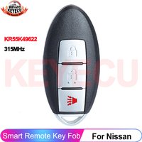 KEYECU KR55WK49622 315MHz For Nissan Murano 370z 2009 2010 2011 2012 2013 2014 2015 2016 For Infiniti EX35 EX37 FX35 Remote Key