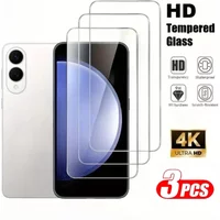 3Pcs 4K Ultra HD Tempered Glass for Samsung Galaxy S25 Edge S24 S23 Ultra S22 S21 Plus S23 S24 FE Anti-Glare Screen Protectors
