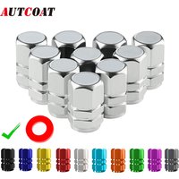 Aluminum Alloy Car Wheel Tire Valve Caps Tyre Rim Stem Covers Car Dustproof Tire Cap For Cars Motorcycles Trucks Bikes