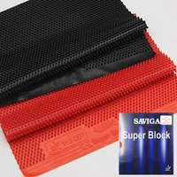 Dawei SAVIGA SUPER BLOCK Table Tennis Rubber Long Pips OX /0.5/0.8/1.0mm Sponge Super Defense Ping Pong Rubber ITTF Approved